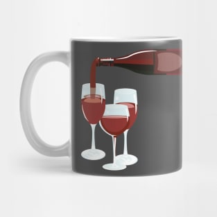 Pouring Wine Mug